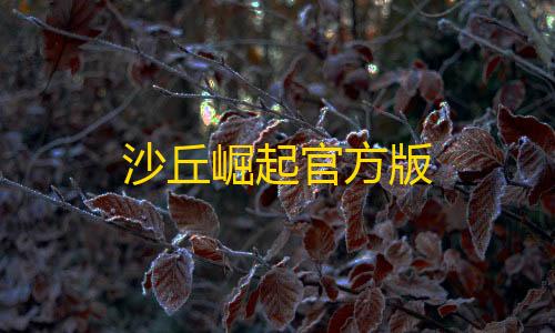 高防云服务器 我选择卡尔云沙丘崛起官方版